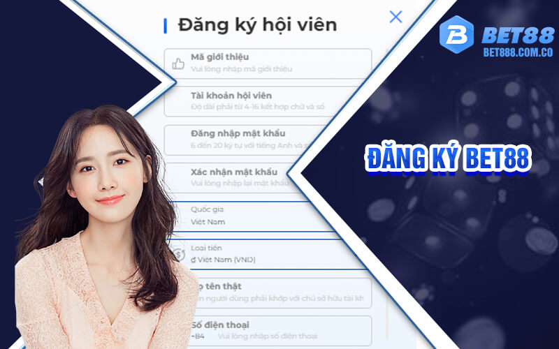 Hướng dẫn cho tân thủ cách đăng ký bd BET8